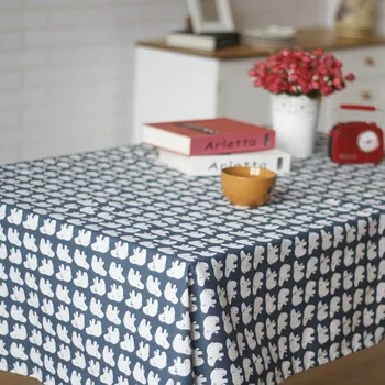 Estilo japonês e estilo de algodão e de linho de jantar mesa toalha de mesa toalha de mesa da família pano de arte retangular mesa de chá de pano
